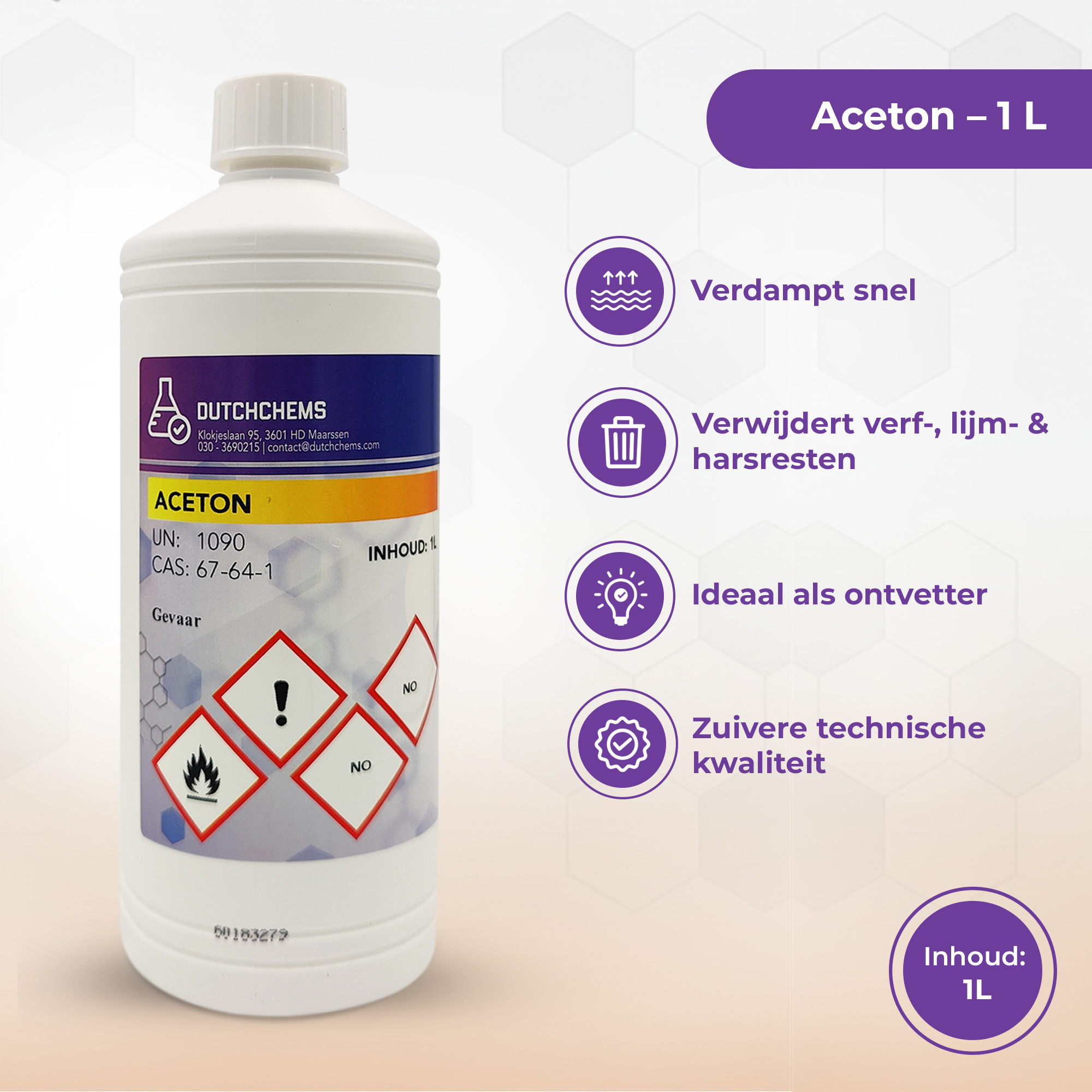 Acetone 1 liter information