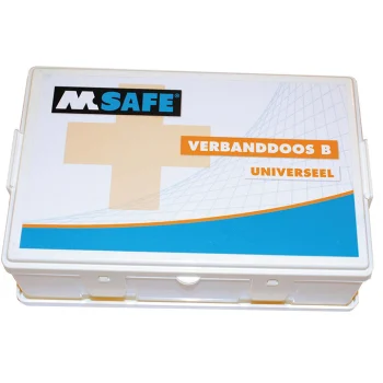Universal First Aid Kit - Complete First Aid Solution with Wall Holder - M-Safe B