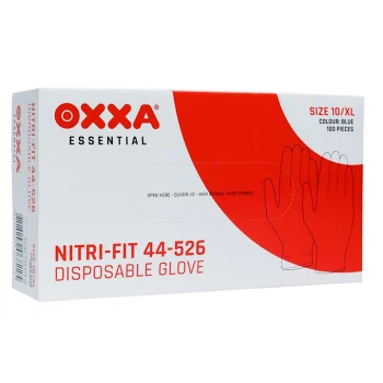 Nitrile Disposable Gloves - Textured Fingertips - Powder Free - 100 pieces - Sizes S, M, L, XL