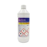 1 liter bottle with 70 percent alcohol