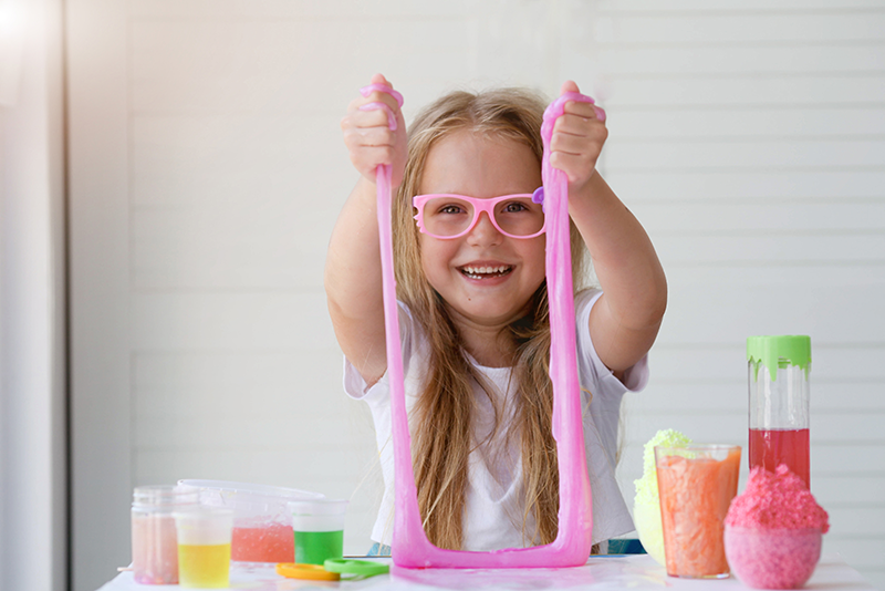 Make your own slime with Borax (practical preparation)