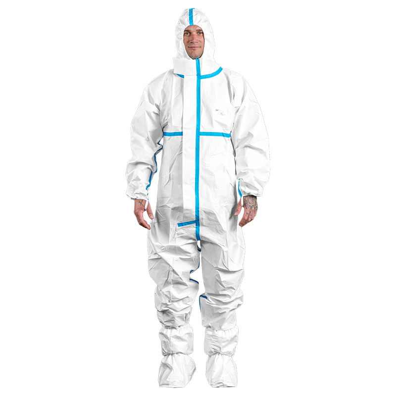 Protec Plus wit – Chemisch beschermpak met getapete naden