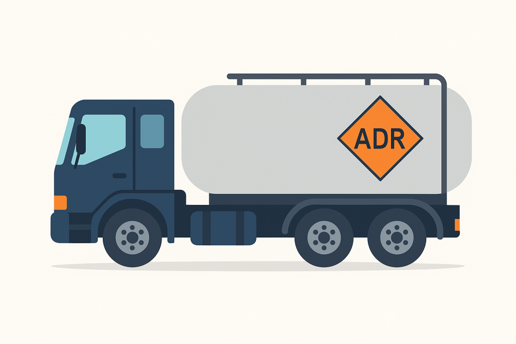 Illustrative image of an ADR truck
