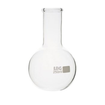 Spherical flask, round bottom, narrow neck