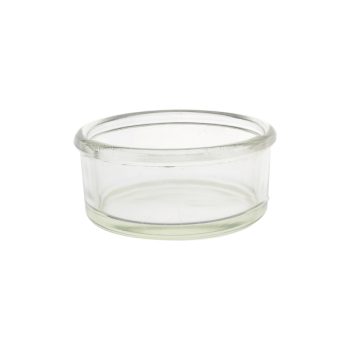 Thick glass crystallizing dish