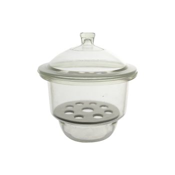 Basic Line glass desiccator with dome cap