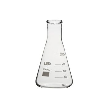 Erlenmeyer flask narrow neck, LBG