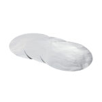 Aluminum foil sheets for laboratory use or packaging.