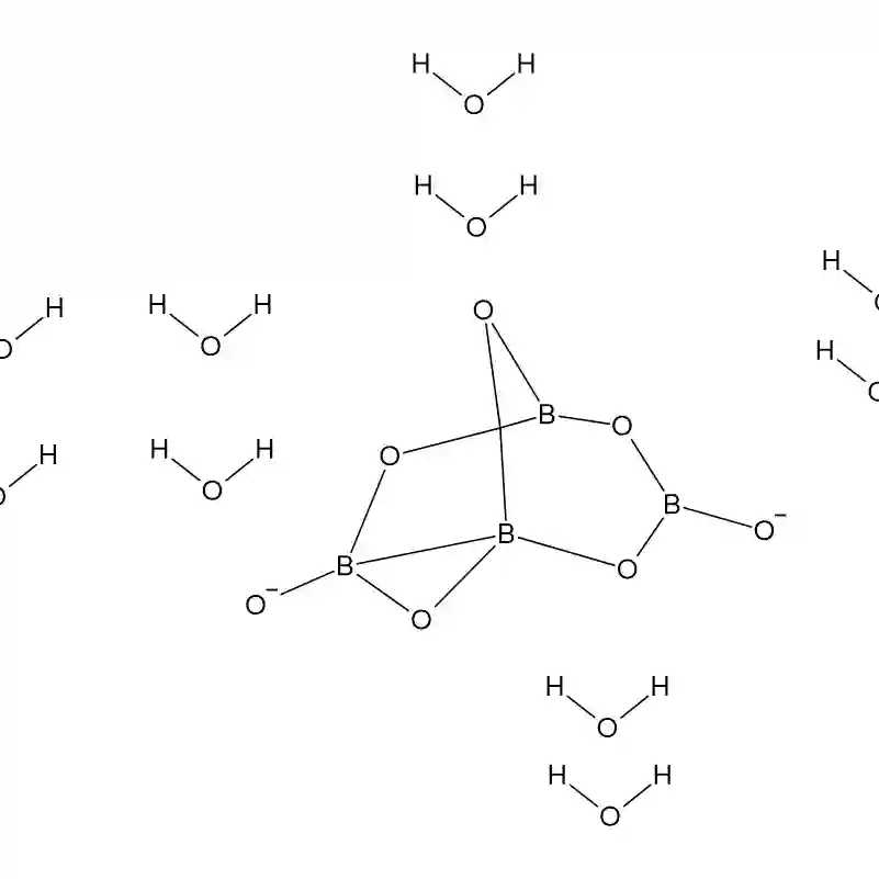 Molecular structure of Borax