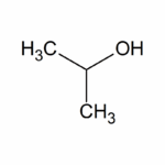 Molecular formula of isopropanol (C3H8O)