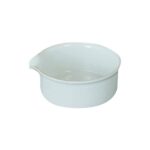 Porcelain crystallizing dish with spout Premium Line