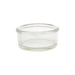 Thick glass crystallizing dish