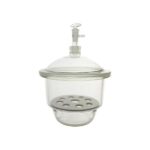 Basic Line vacuum desiccator with glass lid and tap