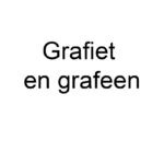 Graphite and graphene