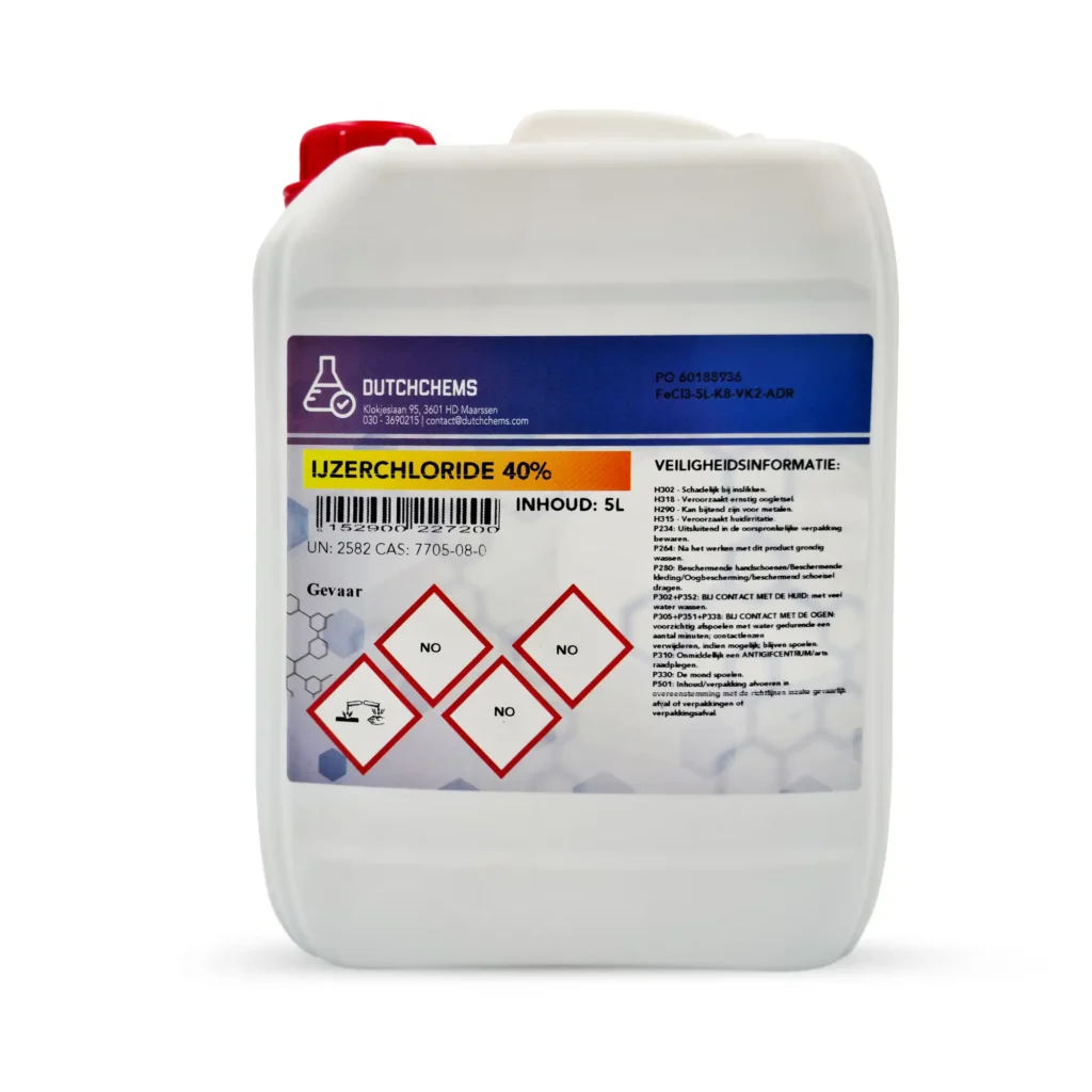 DutchChems ferric chloride 40 percent 5 liters