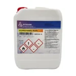 White 5 litre jerry can of DutchChems Isopropanol 99.9%
