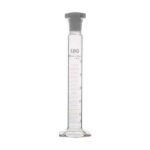 Graduated cylinder with hexagonal base, class A with plastic cap - Image 2