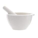 Porcelain mortar and pestle Premium Line
