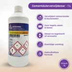 Surface repair cement remover