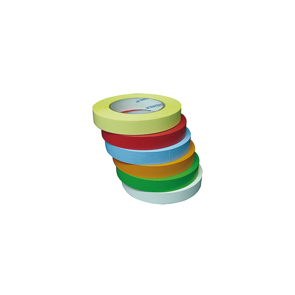 Multi-colored adhesive tape rolls for crafting and repairs, ideal for professional and DIY projects.