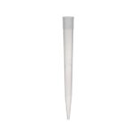 Disposable plastic pipette for laboratory use, no liquid, white, slit tip, precision droplet transfer.