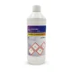 Plastic bottle containing a hydrogen peroxide 3% solution.