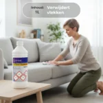 Hydrogen peroxide 3 percent used to clean a sofa