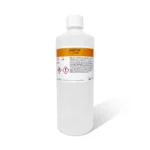 A 1-litre bottle of clear liquid labelled Acetone