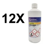 Value pack of boric water, 12 bottles of 1 liter DutchChems