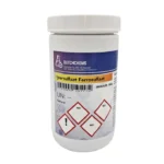 White plastic pot with 1 kg “Iron sulphate Ferrous sulphate”