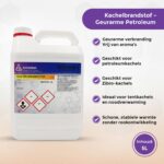 Infographic with benefits of 5L low-odor stove fuel