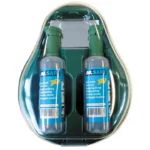 OXXA Bravis 5930 wall bracket with 2 eyewash bottles of 500 ml and a mirror - Image 2