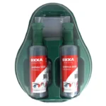 OXXA Bravis 5930 wall bracket with 2 eyewash bottles of 500 ml and a mirror