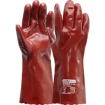 Red PVC Gloves: Oil-resistant and protective work gloves in various lengths - Image 2