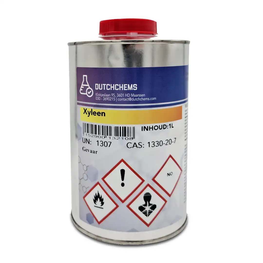 xylene_1L 1 liter metal can with Xylene from DutchChems