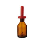 Glass dropper bottle