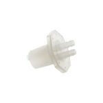 Plastic conical cap with pipe connection
