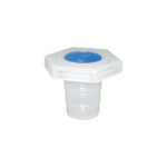 Plastic cap for ground connections