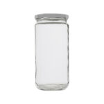 Glass jar with screw lid